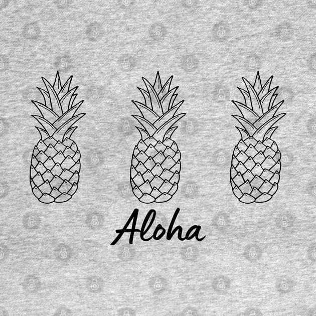 Hawaiian Pineapple Aloha by Downtown Rose